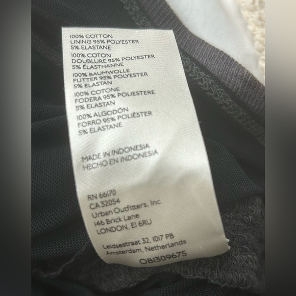 NWT Free People Boulevard Tie-Strap Tank Top Gray Runched Crop Shirt- Small - Picture 11 of 13